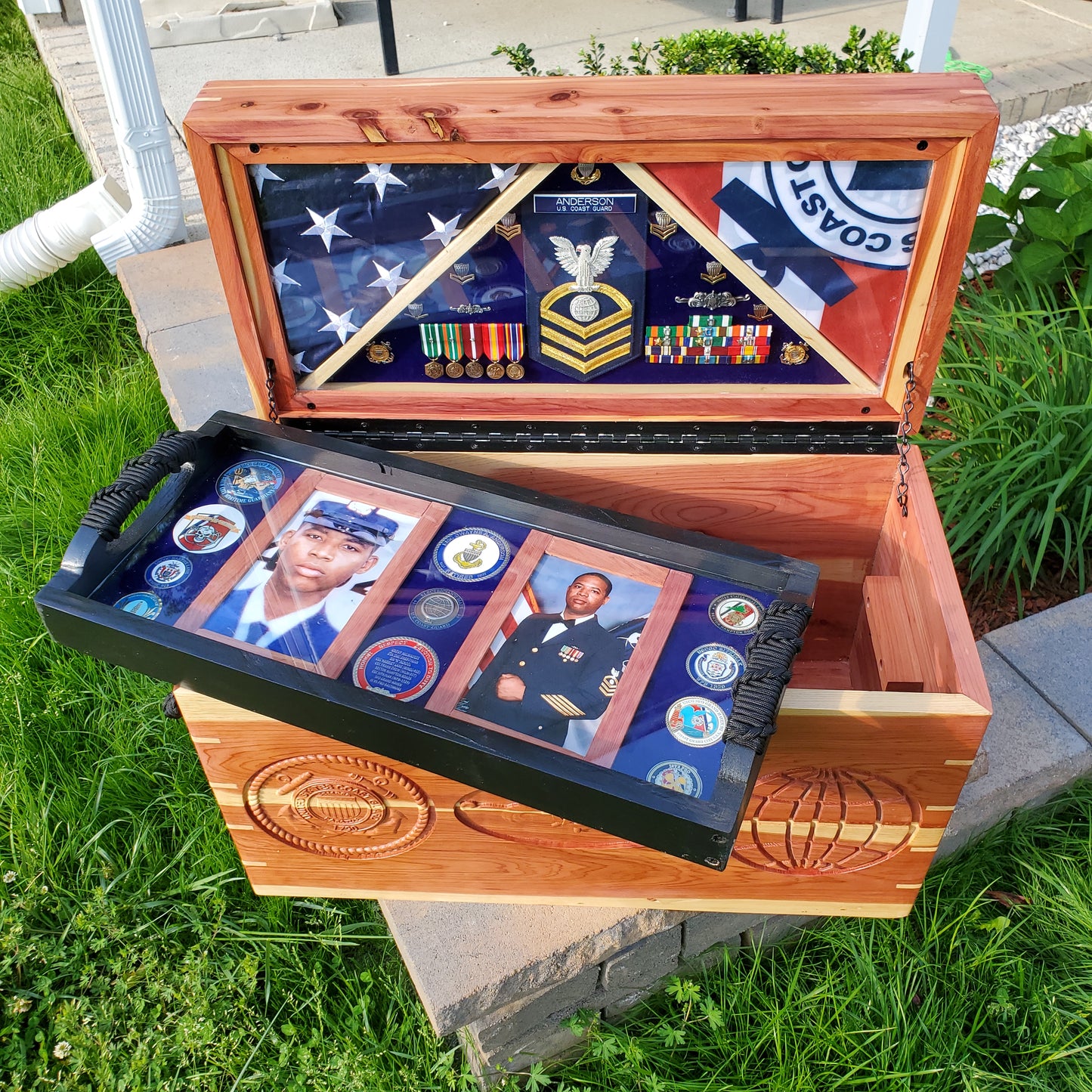 Retirement Shadow Box Chest